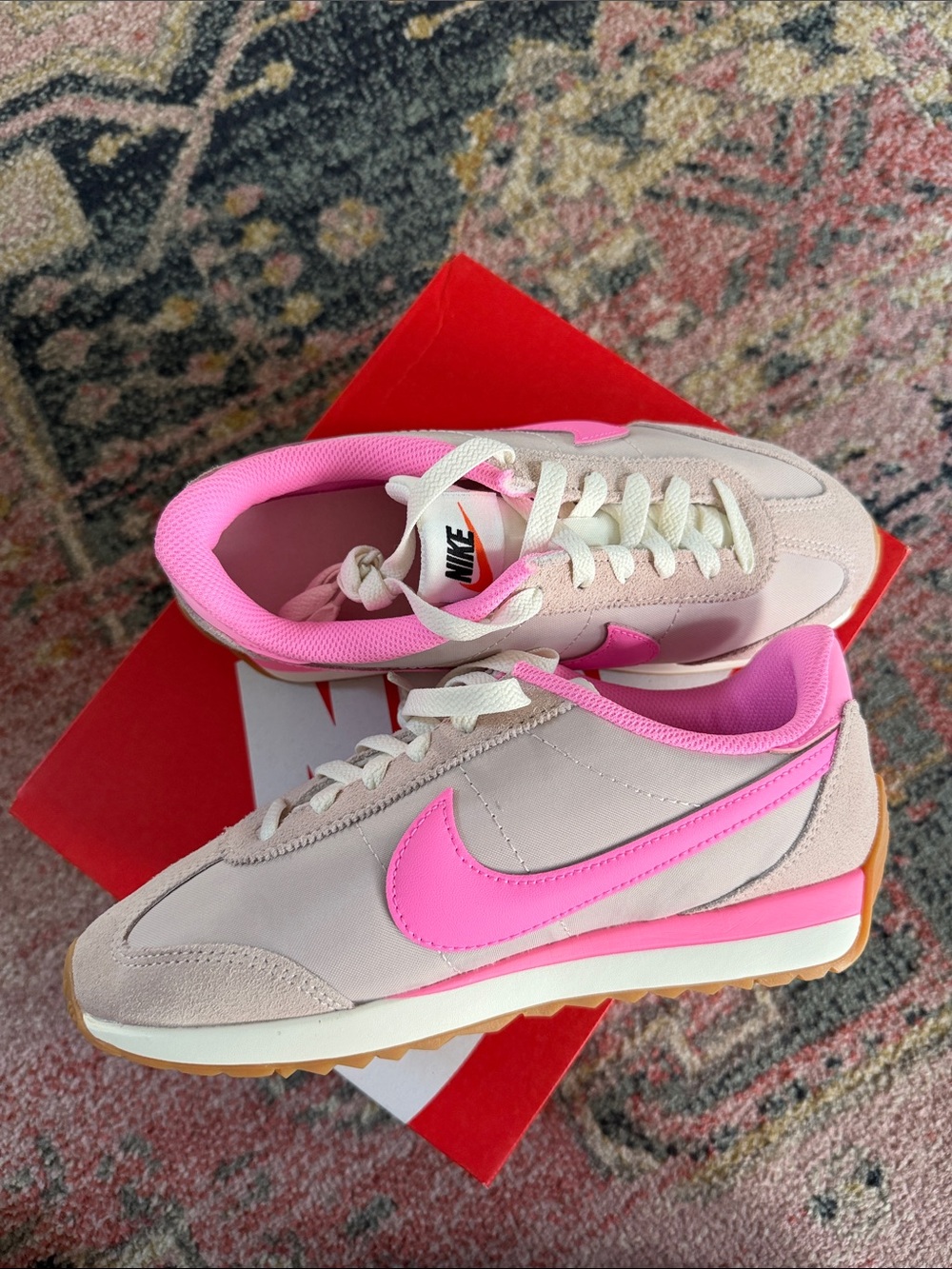 Nike Women's Pink Retro Runner Sneakers